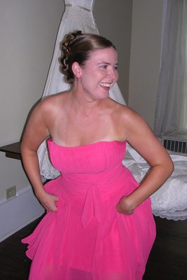Stef dancing like her high schoolers.